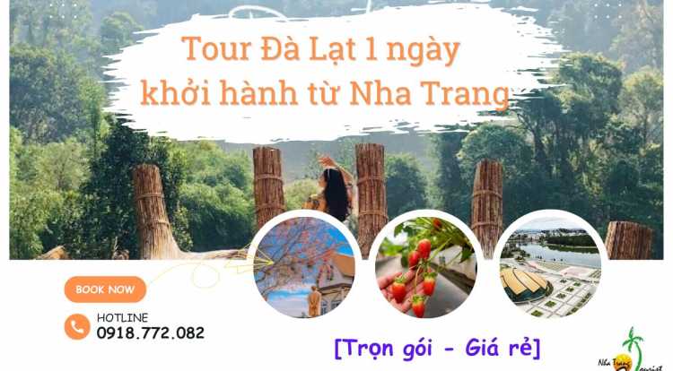 Tour Đà Lạt 1 ngày khởi hành từ Nha Trang [Trọn gói - Giá rẻ]